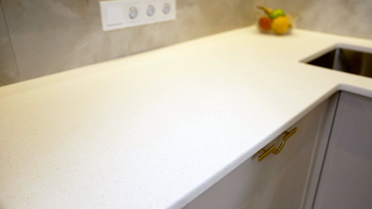 Corian solid surface countertop repair